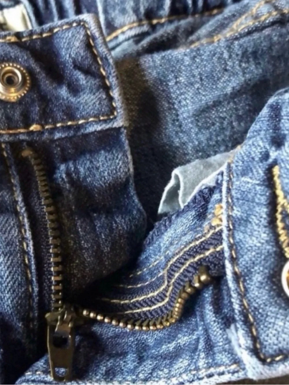 Cherokee Jeans Girls Denim Casual Y2K Distressed Straight Leg Blue Jeans Girls 7